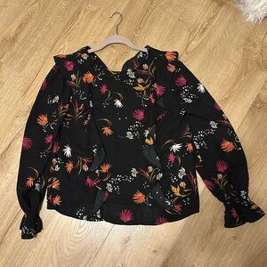 AQUA Bell Sleeve Blouse